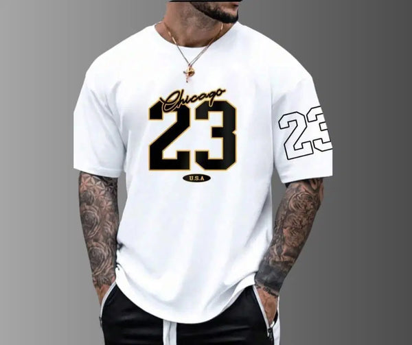 Men's Cotton Graphic Sublimation Round Neck T-Shirt - 1 Pc